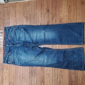 Rock Revival Roger boot medium wash jeans